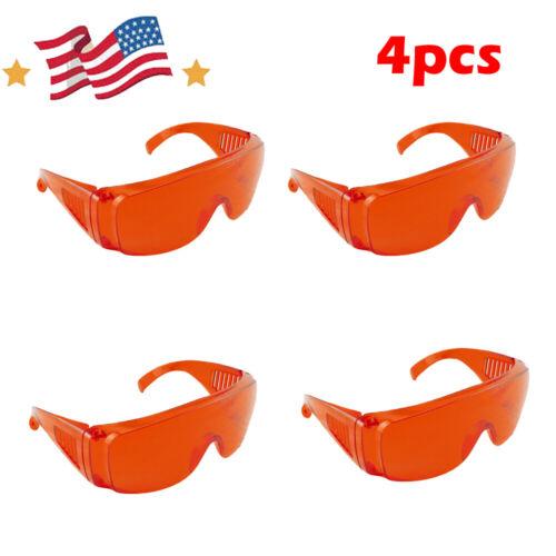 4pcs Glasses Safety Dental Lab Protective Eye protector Goggle Glasses FDA