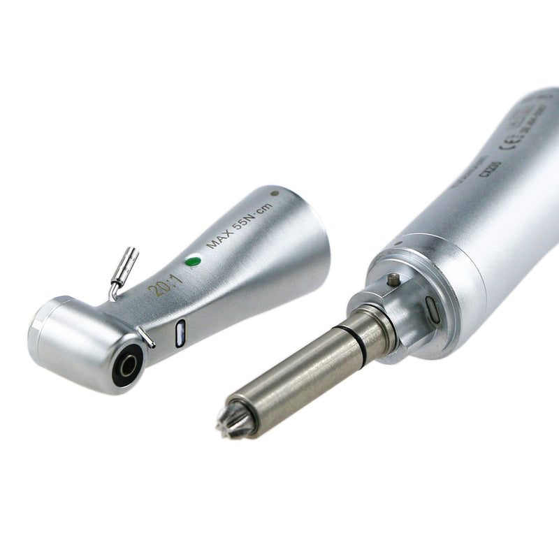 Dental 20:1 Implant Fiber Optic LED Contra Angle Low Speed Handpiece C6-22