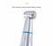 1:1 Blue ring Dental Low Speed Contra Angle Handpiece NO LED Push Button Type Inner water spray