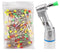 100Pcs/Bag Dental Polishing Brushes Disposable Nylon Hard Flat Polisher Teeth Whitening Oral Cleaning