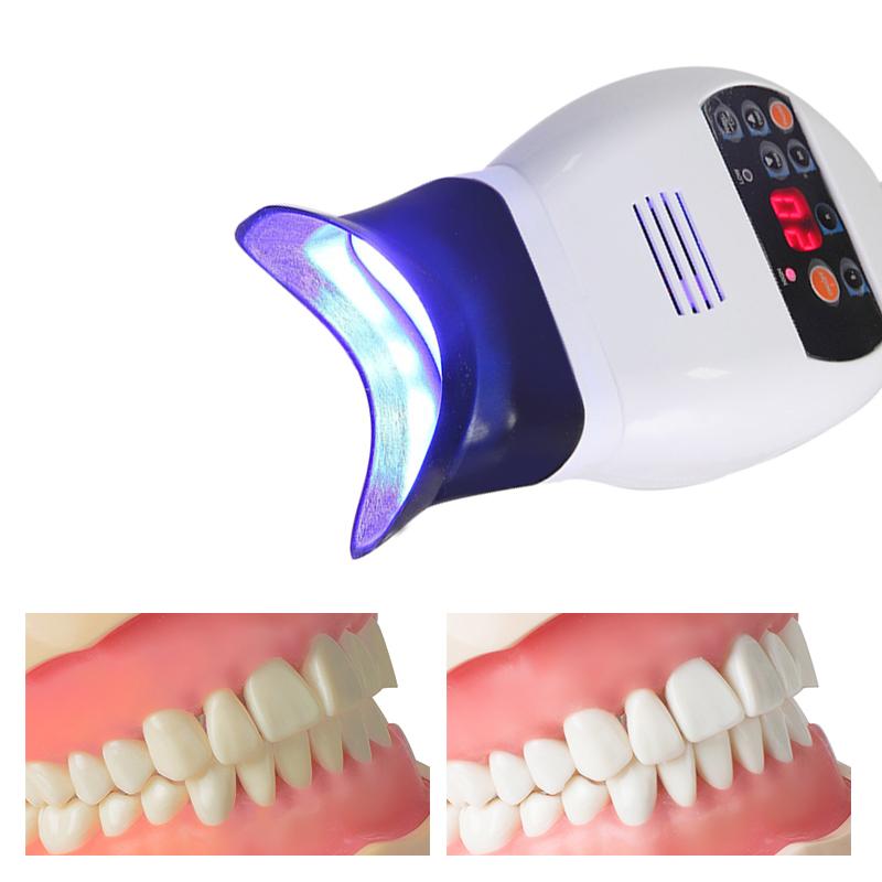 3 Color 8 LED Mobile Dental Teeth Whitening LED Lamp Light Bleaching Machine