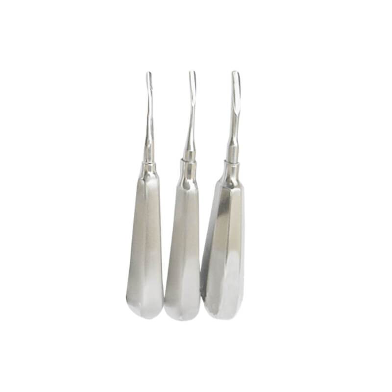 3 Pcs Dental Coupland Root Elevator Tooth Extracting Luxation Oral Surgery Tools