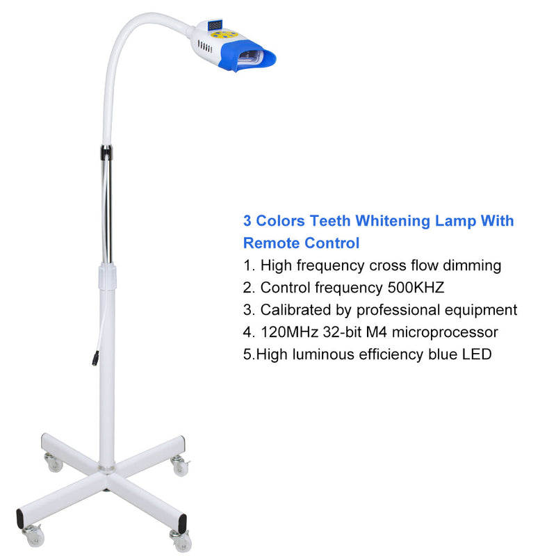 Dental Teeth LED Whitening Lamp Bleaching With Remote Control 3 Colors