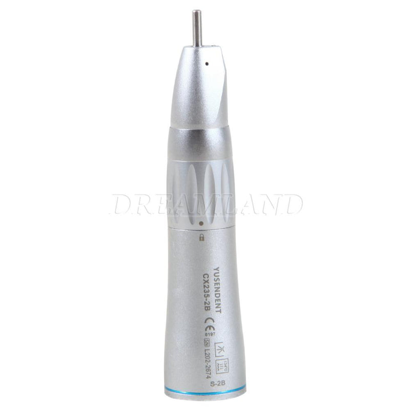 Dental Slow Low Speed Handpiece Kit Straight Nosecone & Contra Angle & 4-Hole Air motor Inner Spray Water