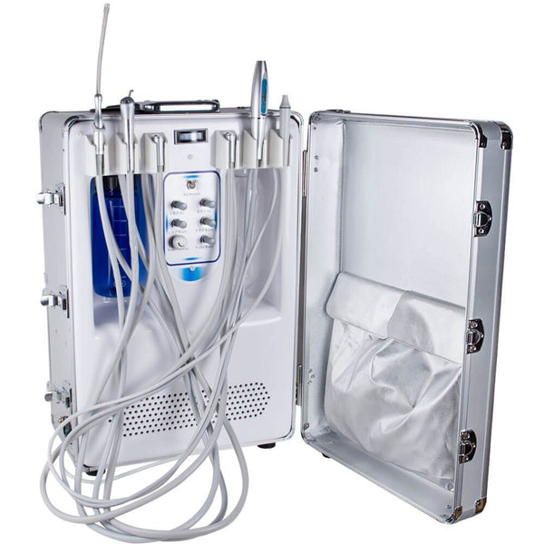 (Only For USA)Dental Portable All in One Delivery Unit with LED Curing Light Ultrasonic Scaler