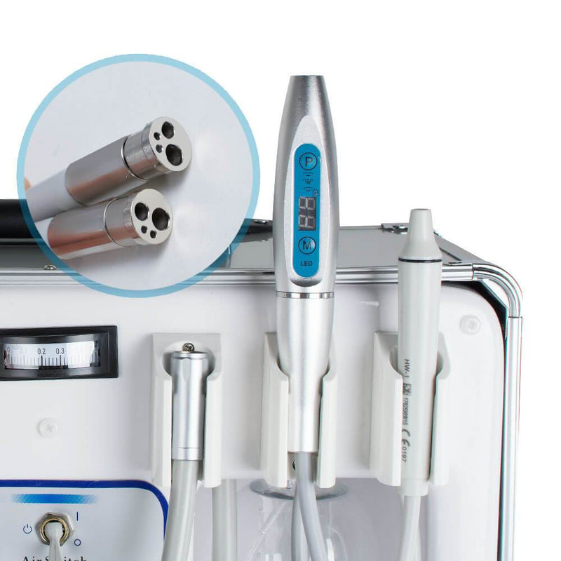 (Only For USA)Dental Portable All in One Delivery Unit with LED Curing Light Ultrasonic Scaler