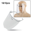 Eyewear type Adjustable Detachable Full Face Shield With 10 Detachable Visors