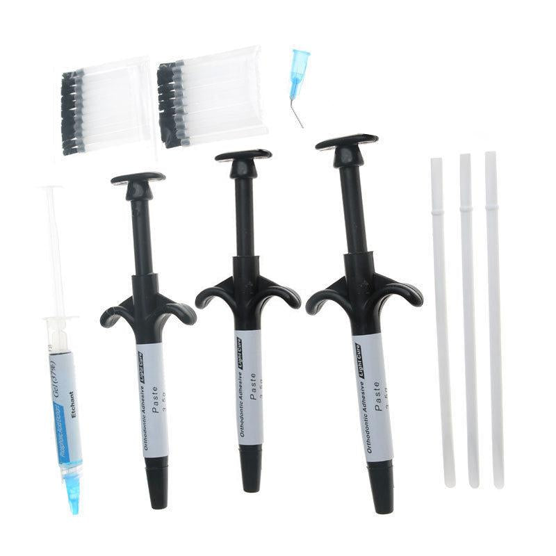 Dental Orthodontic bonding System Metal Bracket Light cure adhesive Kit