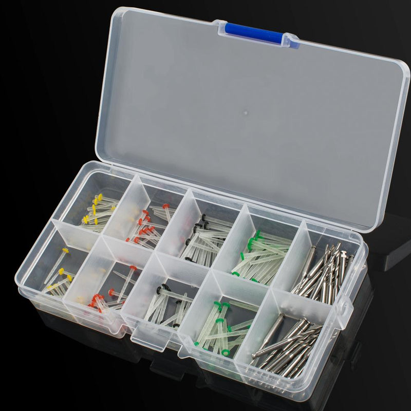 160Pcs Dental Glass Fiber Post Single Refilled Package & 32Pcs Drills