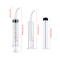 10pcs 12ml/cc Disposable Dental Curved Tip Irrigation Syringe With Measurement
