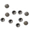 100Pcs Dental Orthodontic Metal Buttons Lingual Button Buckle Composite Ceramic For Bondable Round Base Dentistry Material