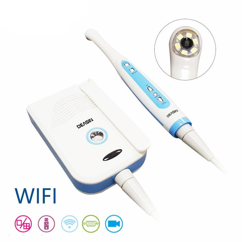 Wired CCD Dental Intraoral Camera 2.0 Mega Pixels with U Disk Storage and WIFI & VGA output