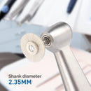 5pcs Dental Dental Polishing Brush Wheel RA 2.35mm Teeth Polisher For Low Speed Handpiece