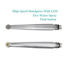 LED High Speed Handpiece E-generator Integrated Standard Head Push Button 5LED 5 Water Spray 2/4 Hole
