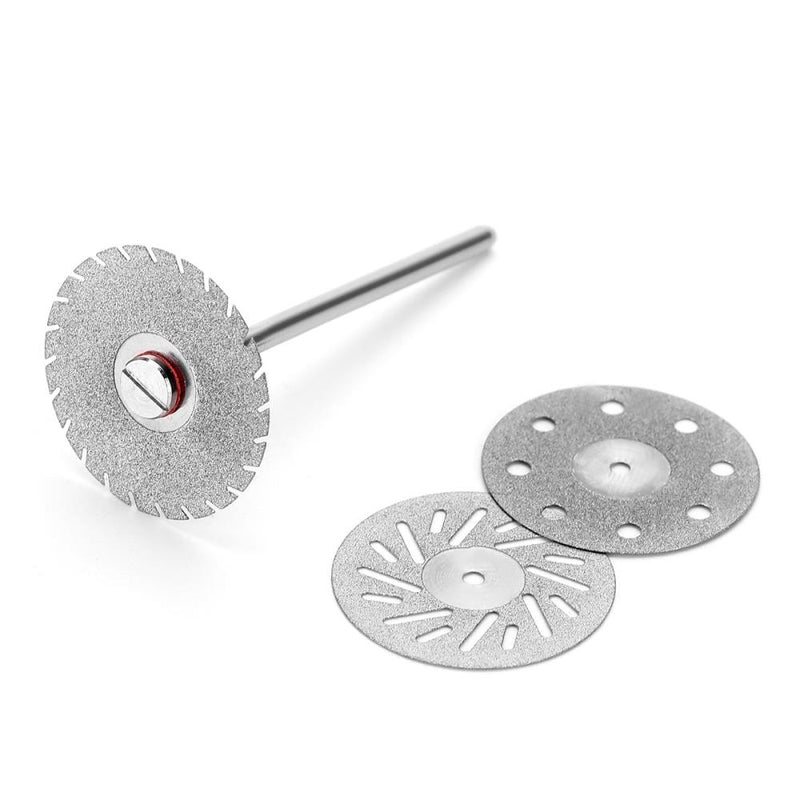 15PCS Dental 0.20mm Ultra-thin Diamond Cutting Disc Double Sided Disk For Polisher Machine