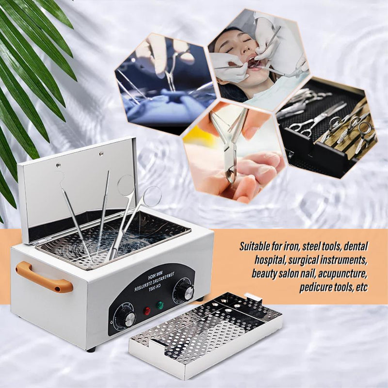 High temperature Sterilizer Box Hot Air Disinfection Germicidal Cabinet EU Plug