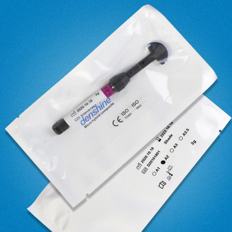 Useful Syringe Shade Resin Dental Composite Light Cure Hybrid New A2 Denshine