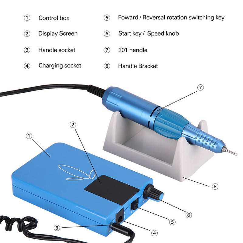 Dental Portable Polishing  25K Chargeable  Micromotor High Speed Handpiece