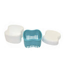 False Teeth Box Container Rinsing Basket Denture Case