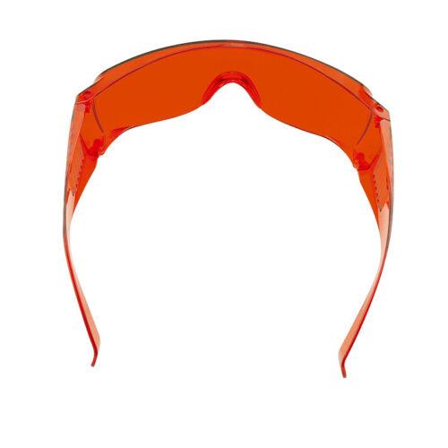 Safety Protective Eye Whitening Red Goggle Glasses
