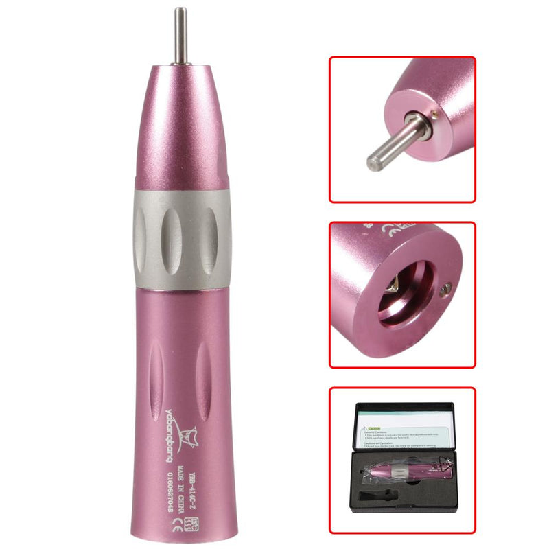 Dental LED Light Contra Angle E-generator Straight Handpiece 4 Hole Air Motor Low Speed Inner Water Spray