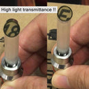30pcs Dental Curing Guide Tips Optical Fiber High Light Transmittance For Dental LED Curing Light Lamp 10x15mm