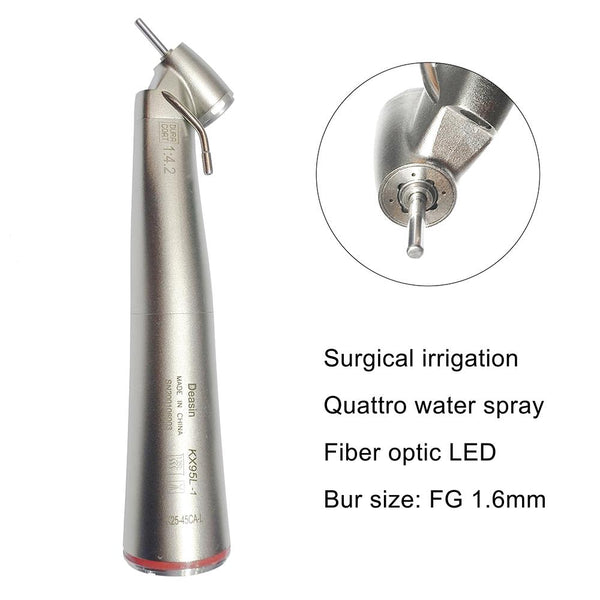 1:4.2 Increasing Slow Speed Contra Angle Electric Micromotor Dental Handpiece 45 Degree