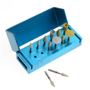 10pcs/Box Dental Zirconia Polishing Kit for Low Speed Contra Angle Diamond Polishing Set RA 1112/2112/3112