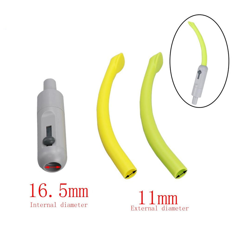 Dental Suction Handle Valve Saliva Ejector Strong Suction Handle Sucking Tips 11mm