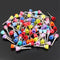100pcs Color/White Dental Teeth Polishing Brushes Bowl Shape Latch Type Tooth Polishing Brushes for Low Speed Handpiece 2.35mm