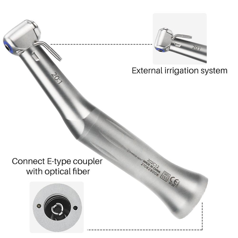 Implant Handpiece 20:1 Reduction Contra Angle Low Speed Push Butto Teeth Whitening Pen