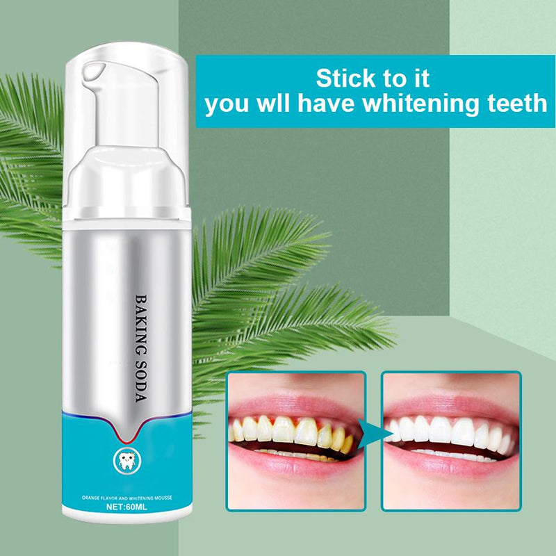 Fluoride-Free Stain Removal 2PCS Teeth Whitening Foam