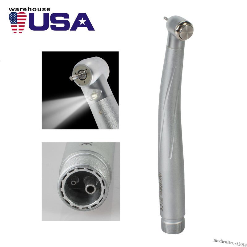 Fast Ship Standard Push Button USA High Speed LED Handpiece  2holes