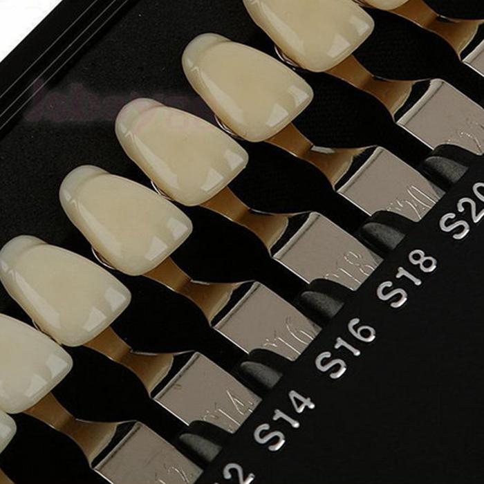 Easy Use New FDA Teeth Whitening Dental Shade Guide Tooth Bleaching